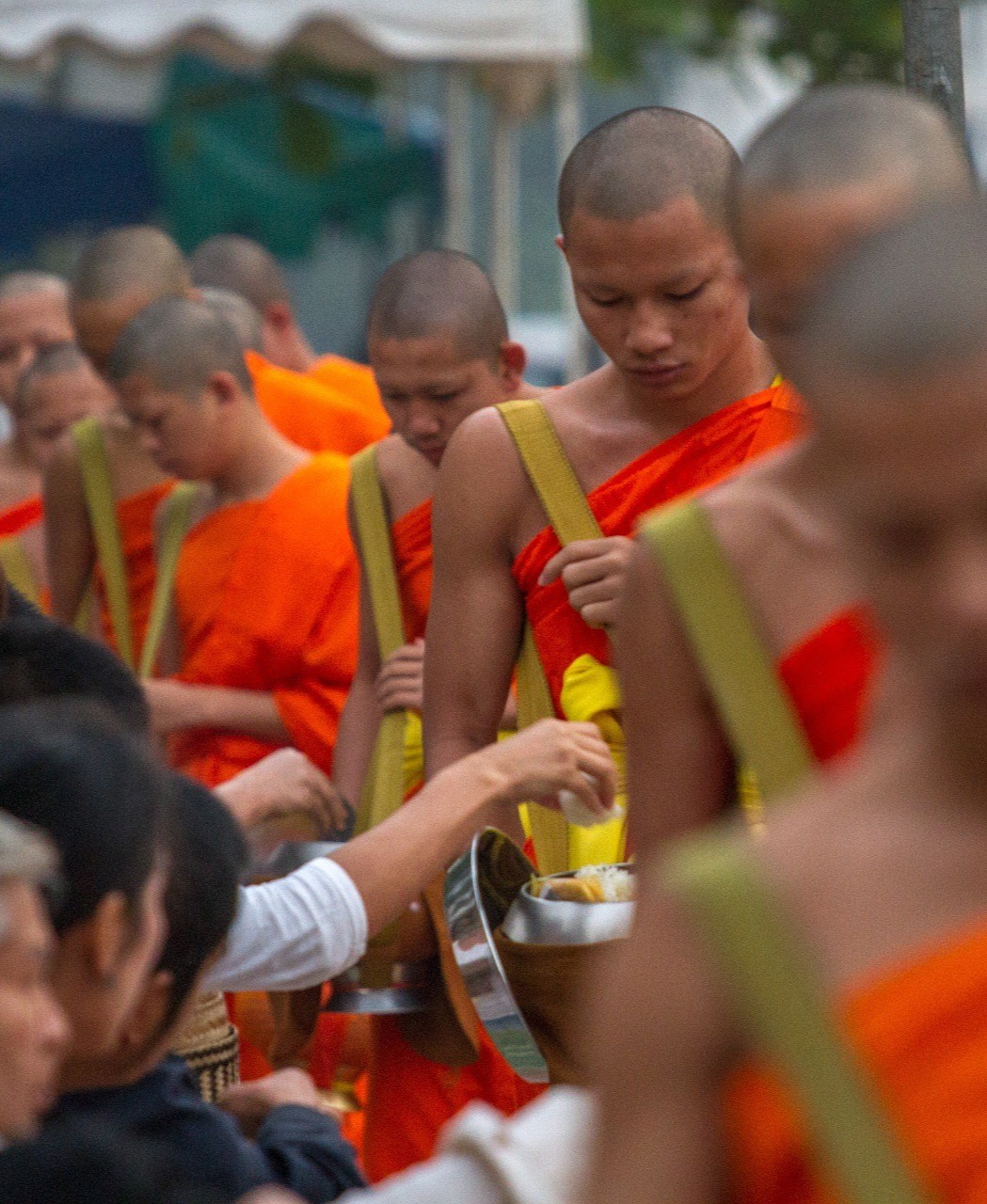 Buddhist Monks in Laos