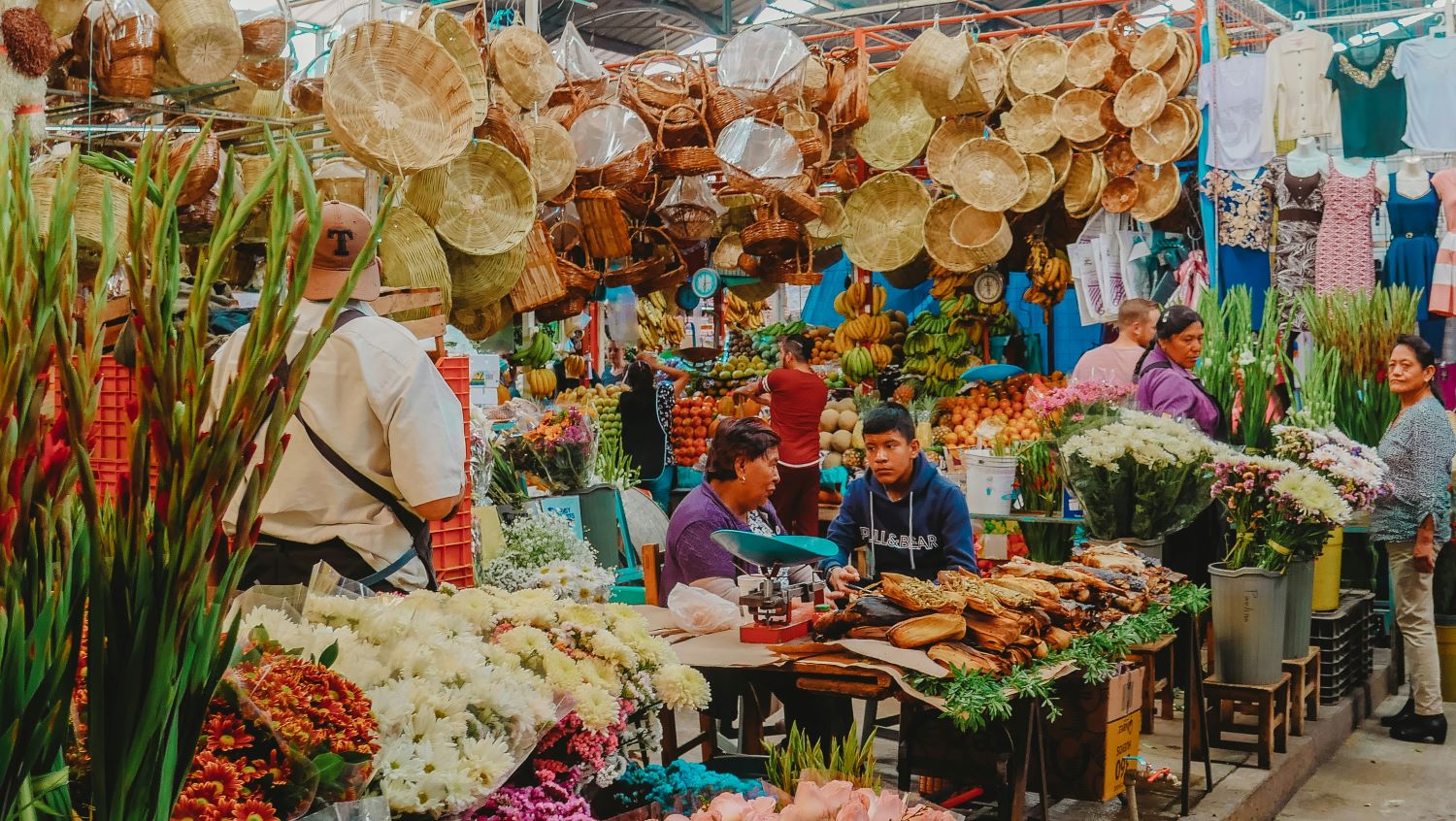People in market during daytime